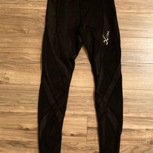 CW-X Endurance Pro Women's Size Small Black Compression Running Tights #140809